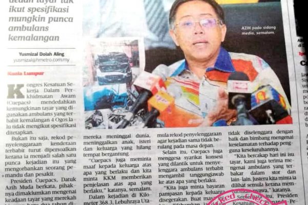 Tayar Baru Tukar 2 Tahun