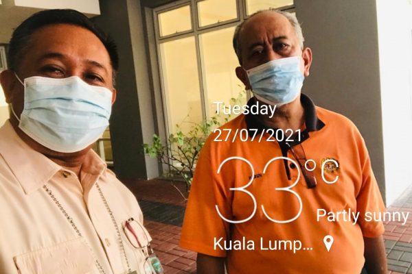 Tim SUA Menyantuni Tim Presiden di NIH Kuala Lumpur
