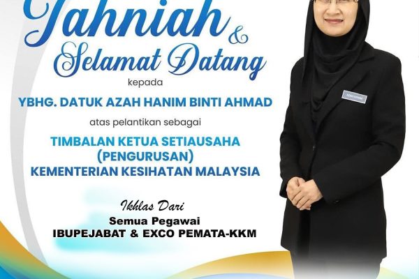 Tahniah & Selamat Datang YBHG DATUK AZAH HANIM