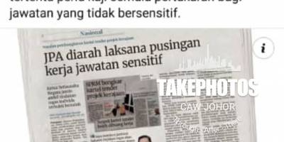 Keratan Akhbar Perlu dikaji Semula Pada Jawatan Bawahan